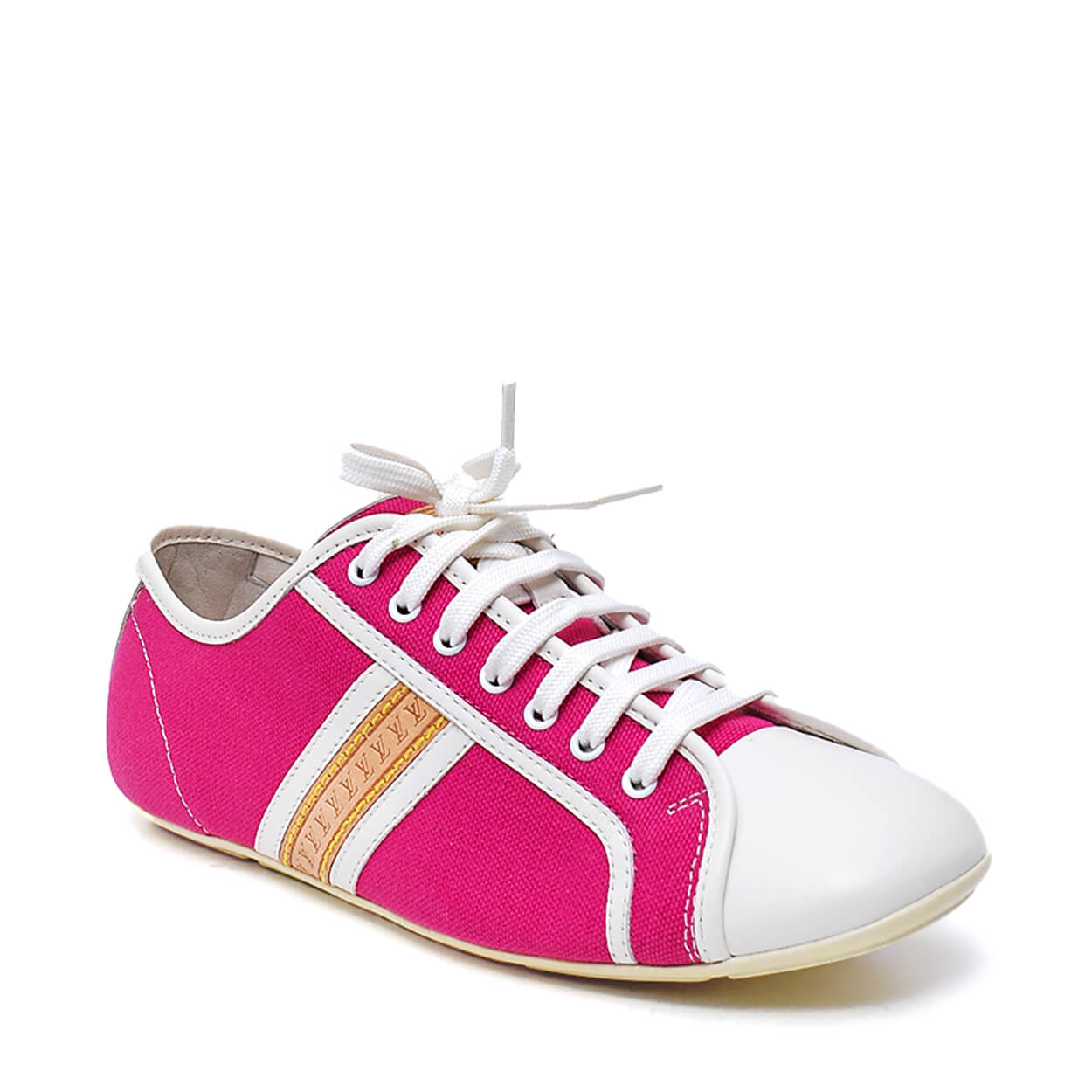 Louis Vuitton - Pink&White Canvas Vintage Sneakers 37